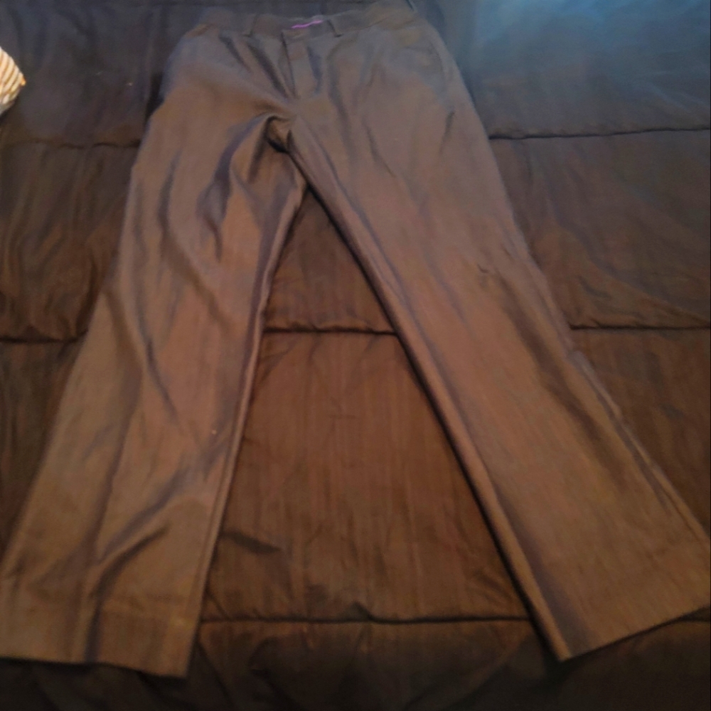 Black Berry dress pants. (Black/Silver) size: 32/32